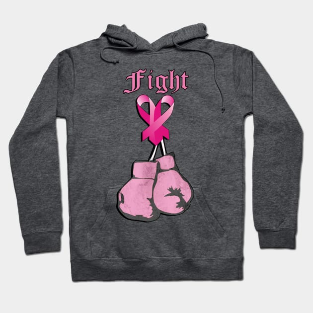 Breast Cancer Awareness Go Pink for October Inspirational Quote FIGHT Survivor Gifts Hoodie by tamdevo1